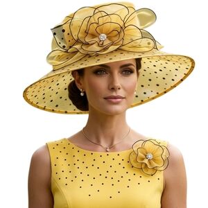 Beloved Millinery Gorgeous Kentucky Derby Church Brunch Tea Business Brunch Hat